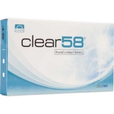 Clear 58 UV місячні лінзи (6 шт.) 